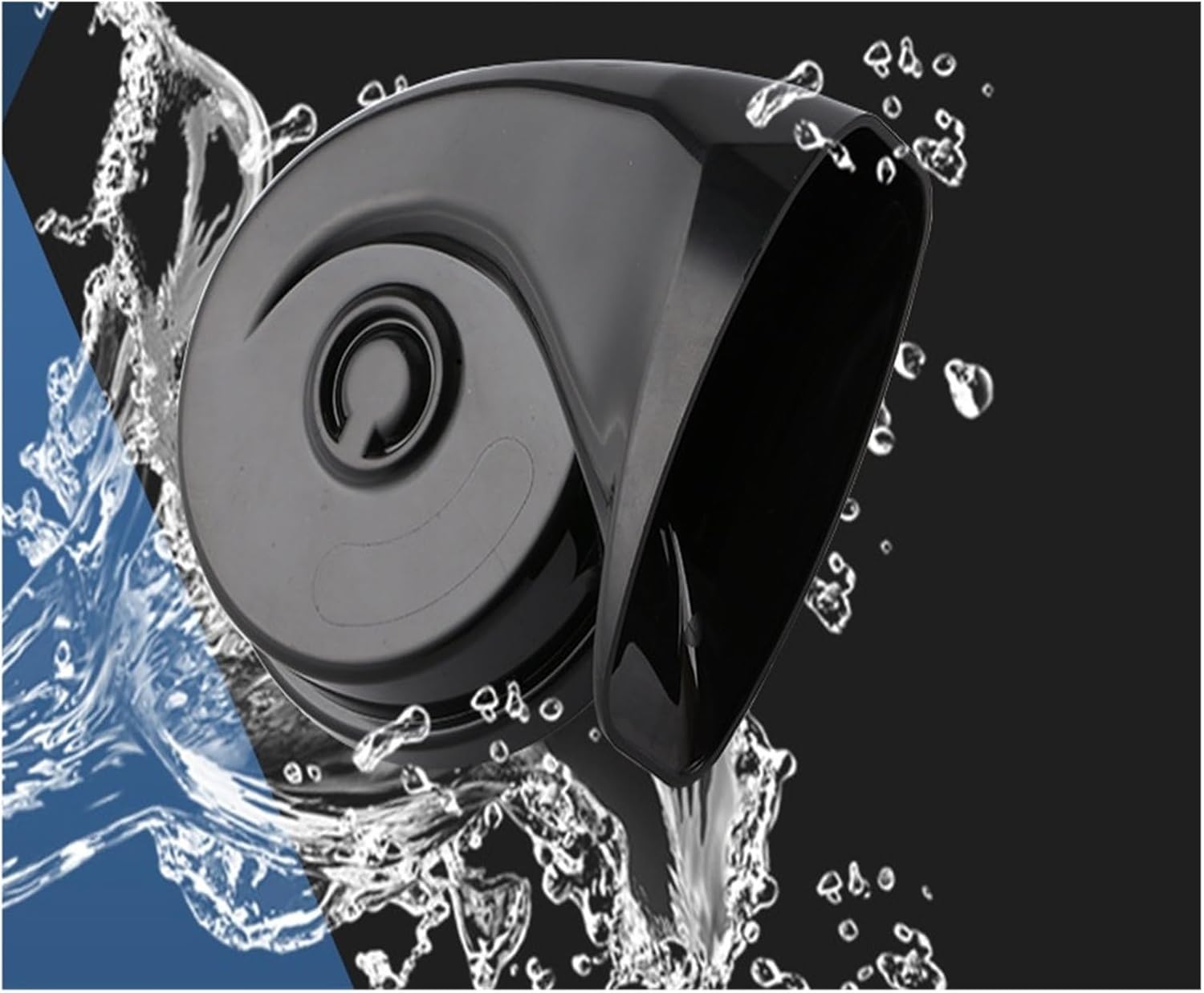 New Snail Horn Whistle Electric Super Loud Waterproof High And Low Dual Tone For Car Motorcycle