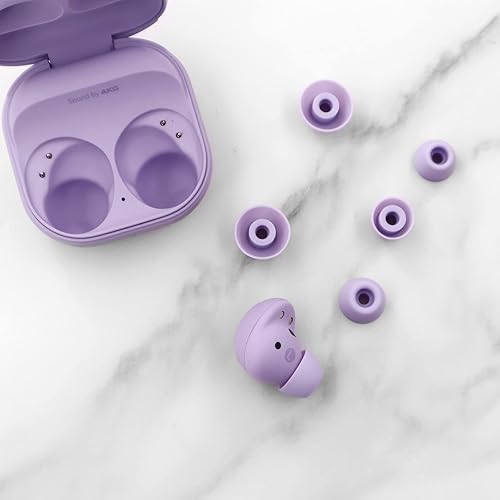 Miniatura 6 de 6 pares de auriculares para Galaxy Buds 2 Pro de repuesto SML de goma de silicona suave de gel flexible accesorios compatibles con Samsung Galaxy