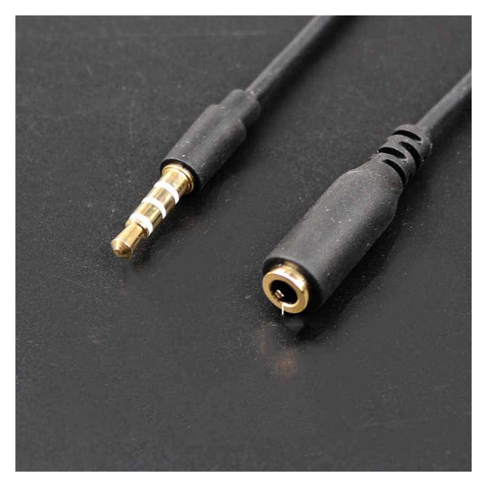 Cavo di prolunga for linea audio da 3,5 mm Cavo di prolunga for cuffie da femmina a femmina da 4 Ploe da 3,5 mm for tablet telefoni
