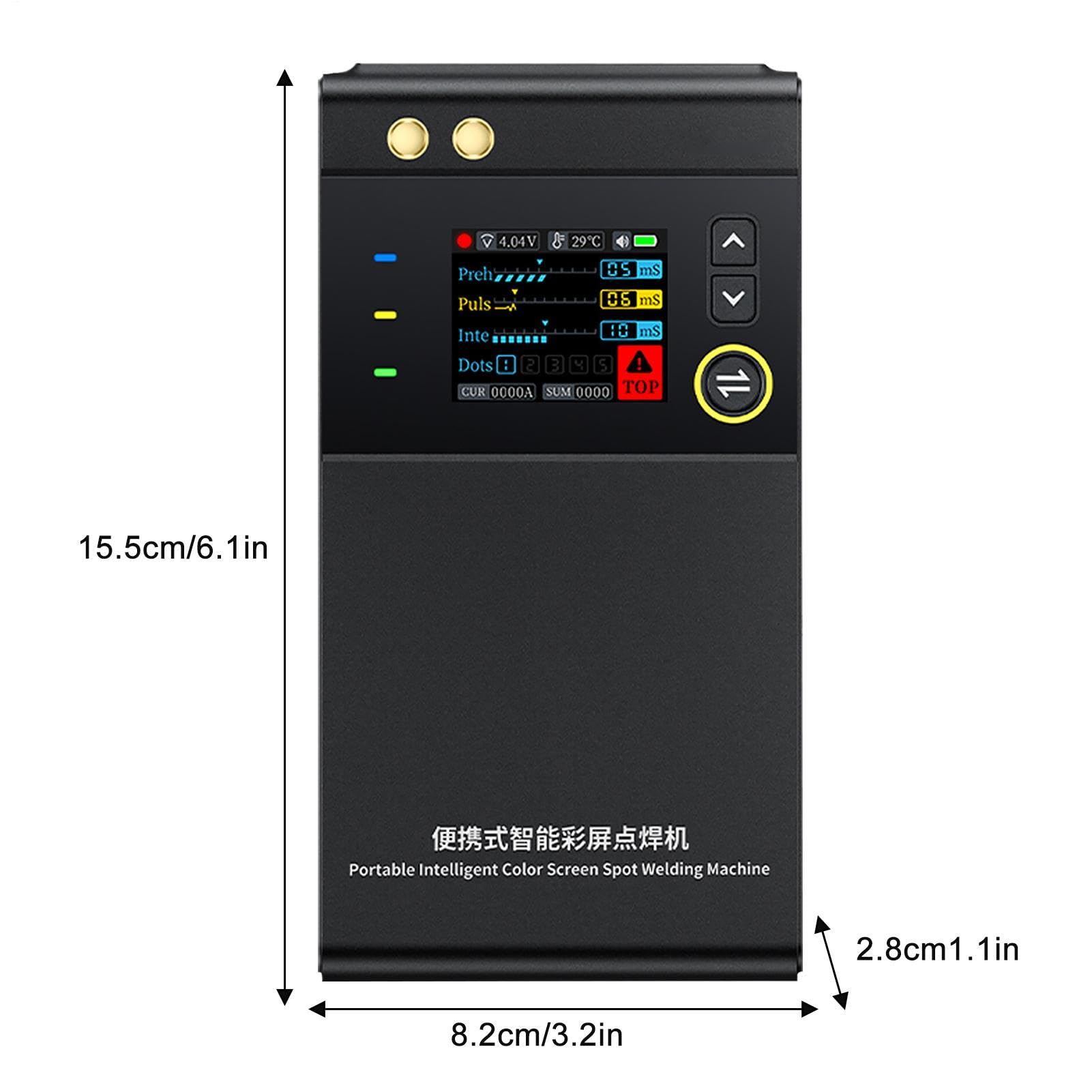 Soldador Por Puntos Máquina Soldadora De Puntos Portátil Herramienta Para | Máquina De Soldadura Por Puntos Portátil Con Pantalla LCD Incluida Mini Equipo De Soldadura Manual Para Jo