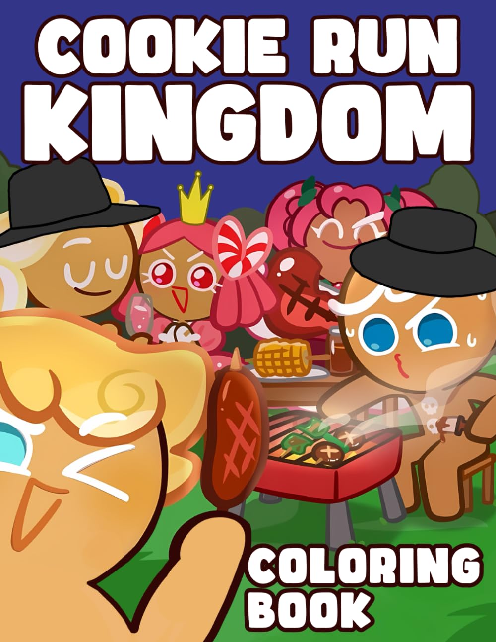 CookieRun Coloring Book: Fun and Relaxing Coloring Pages featuring Adorable Cookie Game Characters for Kids and Adults to Enjoy
