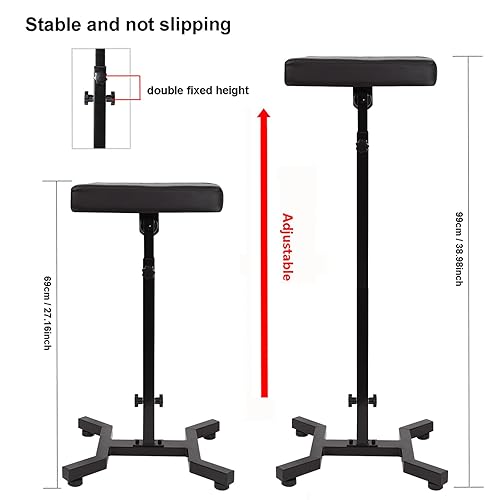 Miniatura 3 de HUOXOU Reposabrazos de tatuaje, soporte para brazos de tatuaje, tatuaje de reposabrazos, reposabrazos de tatuaje, estabilidad de base de cuatro