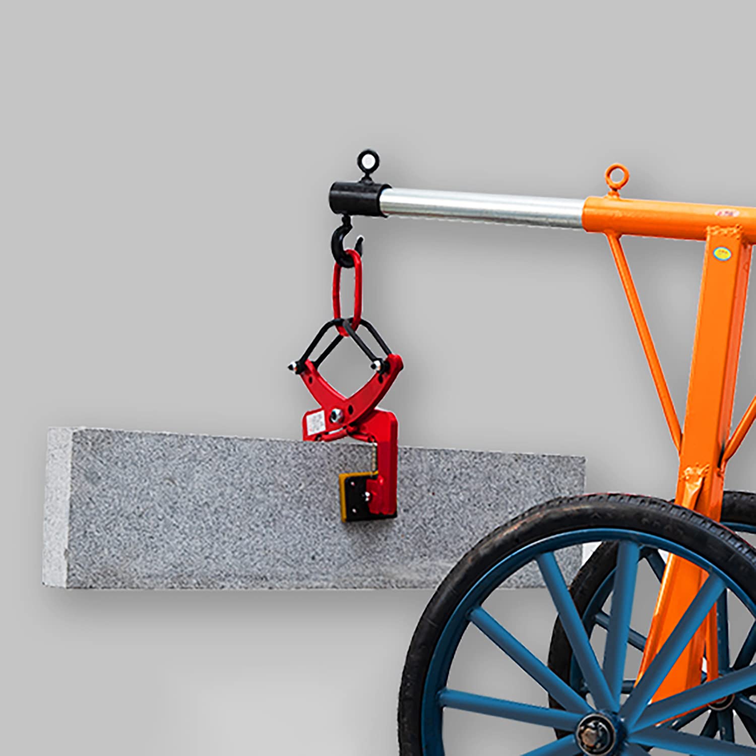 Dispositivo di Fissaggio a scanalatura Rettangolare, spargitore di Ardesia, Morsetti di Sollevamento per Il Trasporto di Pietre, Sollevamento Industriale e costruzi,Red-320kg