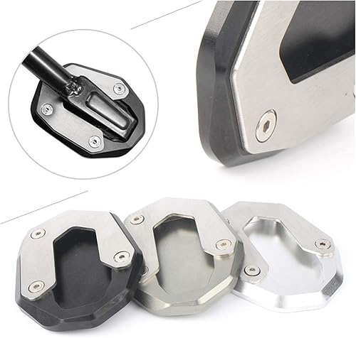 Miniatura 8 de Soporte lateral de aluminio CNC para motocicleta, almohadilla de extensión para Ducati Sixty2Scrambler 800 Classic Cafe Racer Et Tilt Prevention