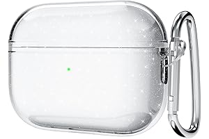 Crystal Clear Glitter AirPod Pro Case for a Sparkling Adventure