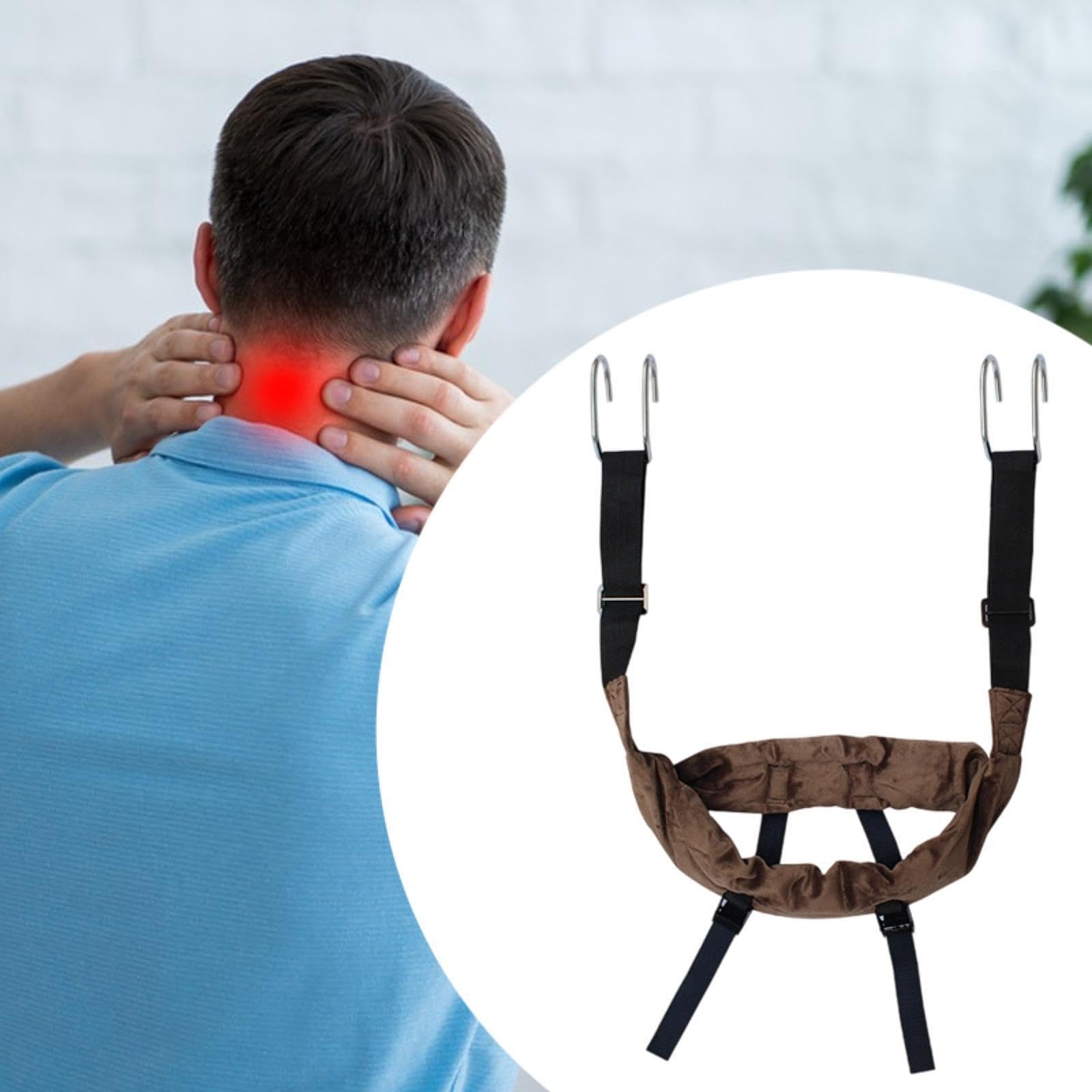 Dispositivo de Tracción Cervical para Colgar sobre Una Puerta. Instalación Rápida. Cómodo.