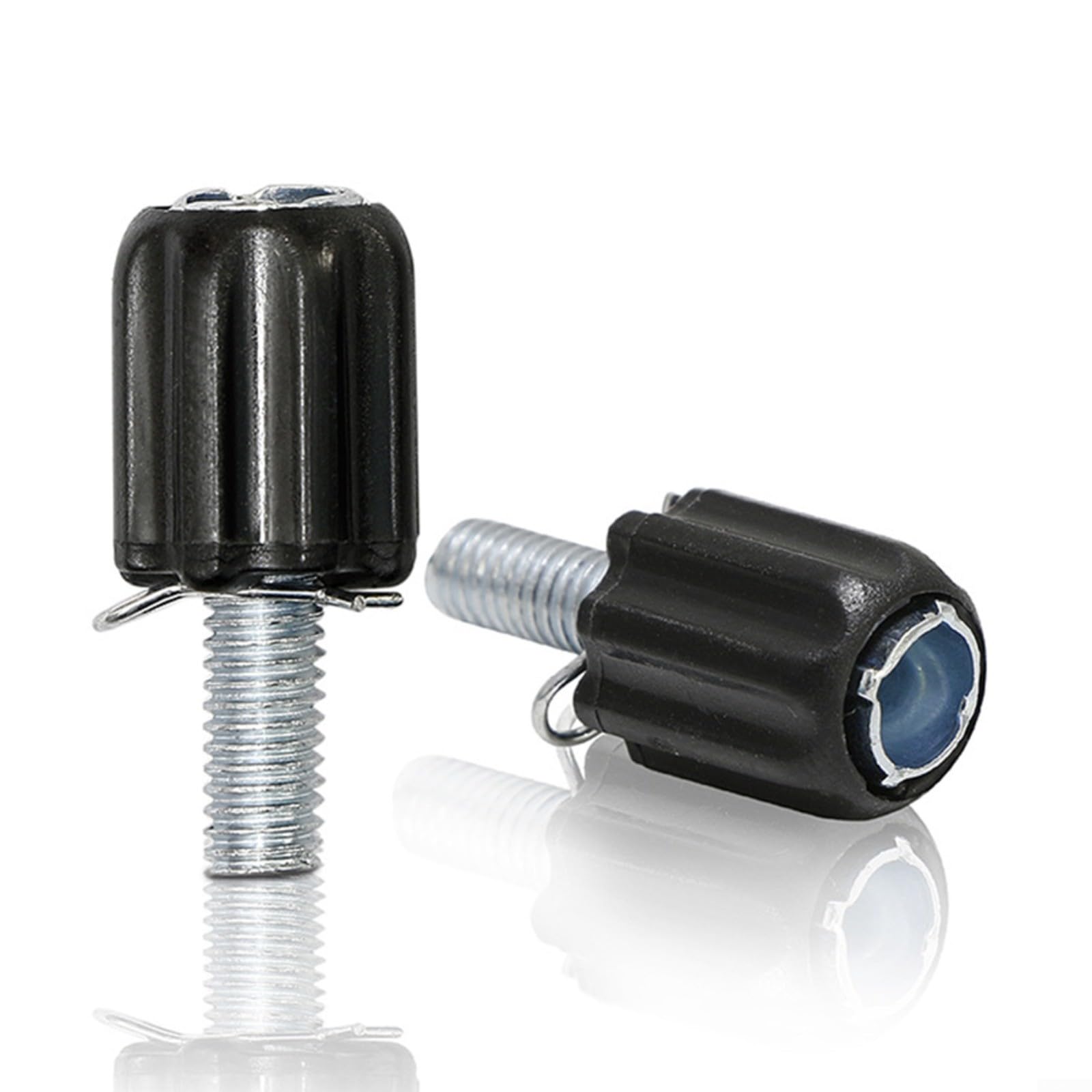 Enhance Bike Wheel Adjuster Performance With 2Pcs Gear Cable Barrel Adjuster, M5 Threaded Downtube Derailleur Bolt, Steel+ABS Material
