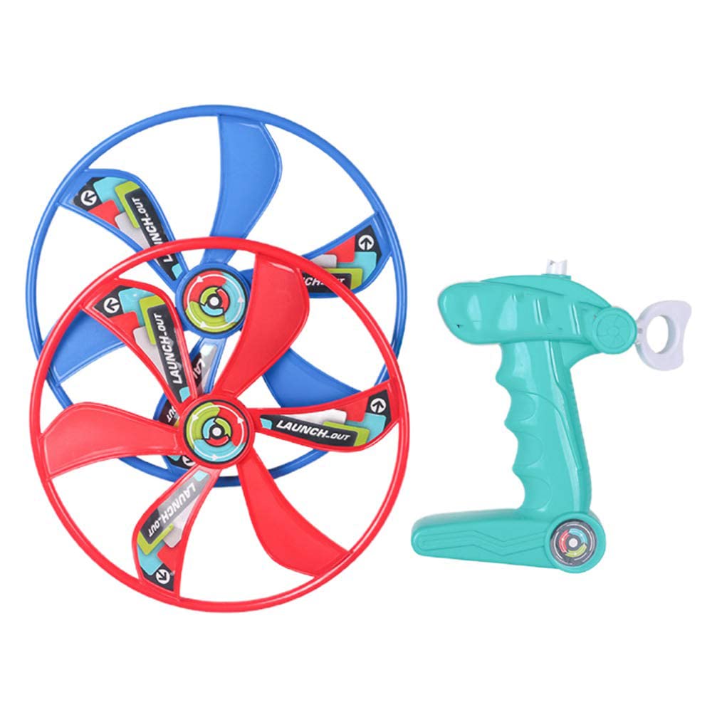 ELECDON Flying Toys, Hand Control Colorful Plastic Flying Spinner Toy Flying Disc Toy for Kids Indoor and Outdoor