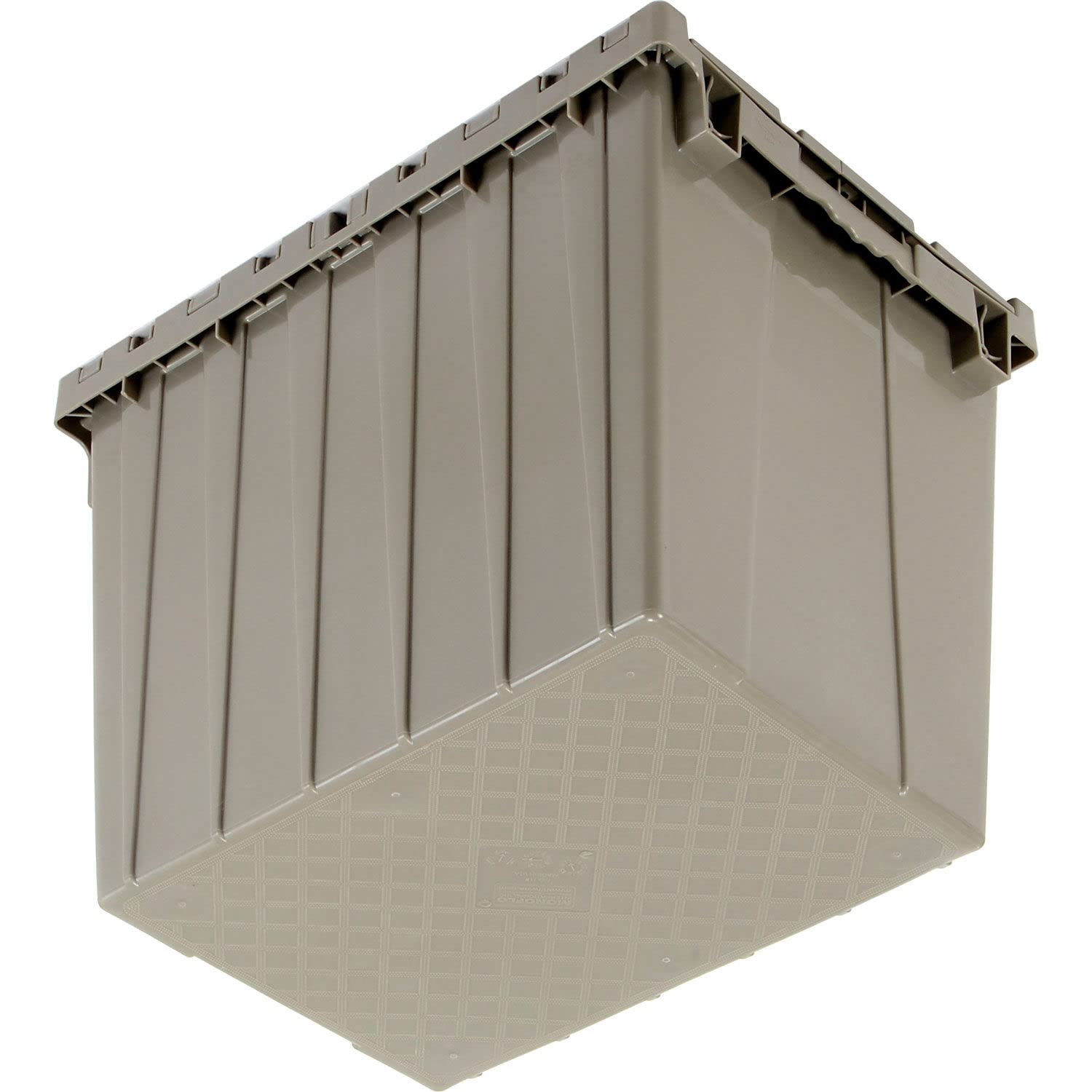 Monoflo Distribuzione Contenitore con Coperchio a Cerniera, 21 – 7/8 x 15 – 1/4 x 17 – 1/4, Grigio