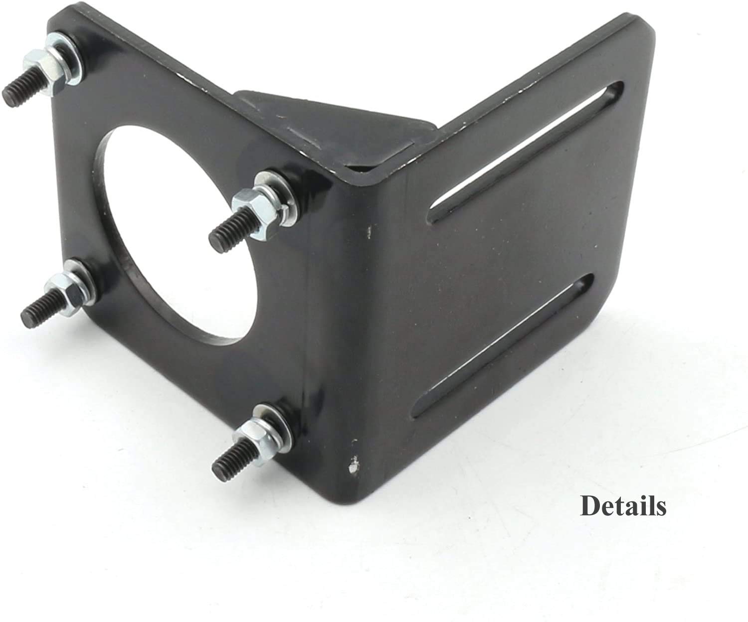 RATTMMOTOR Nema 23 Lot de 4 supports de moteur pas à pas plats de 57 l avec vis en aluminium/acier, NEMA 23 (4 pièces)