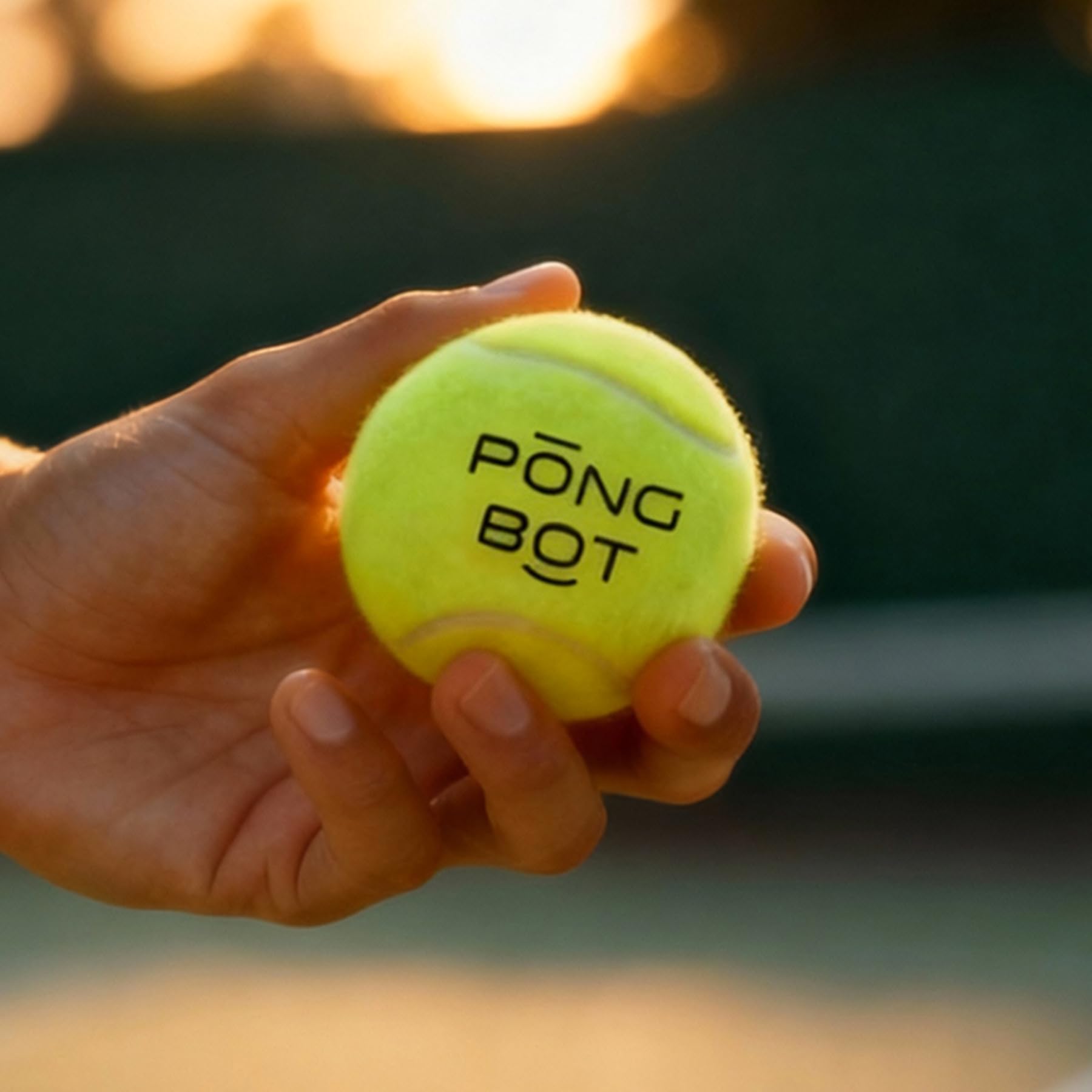 PONGBOT Lot de 50 balles de tennis avec sac, sans pression et haute élasticité pour la pratique, l'exercice, l'entraînement des débutants