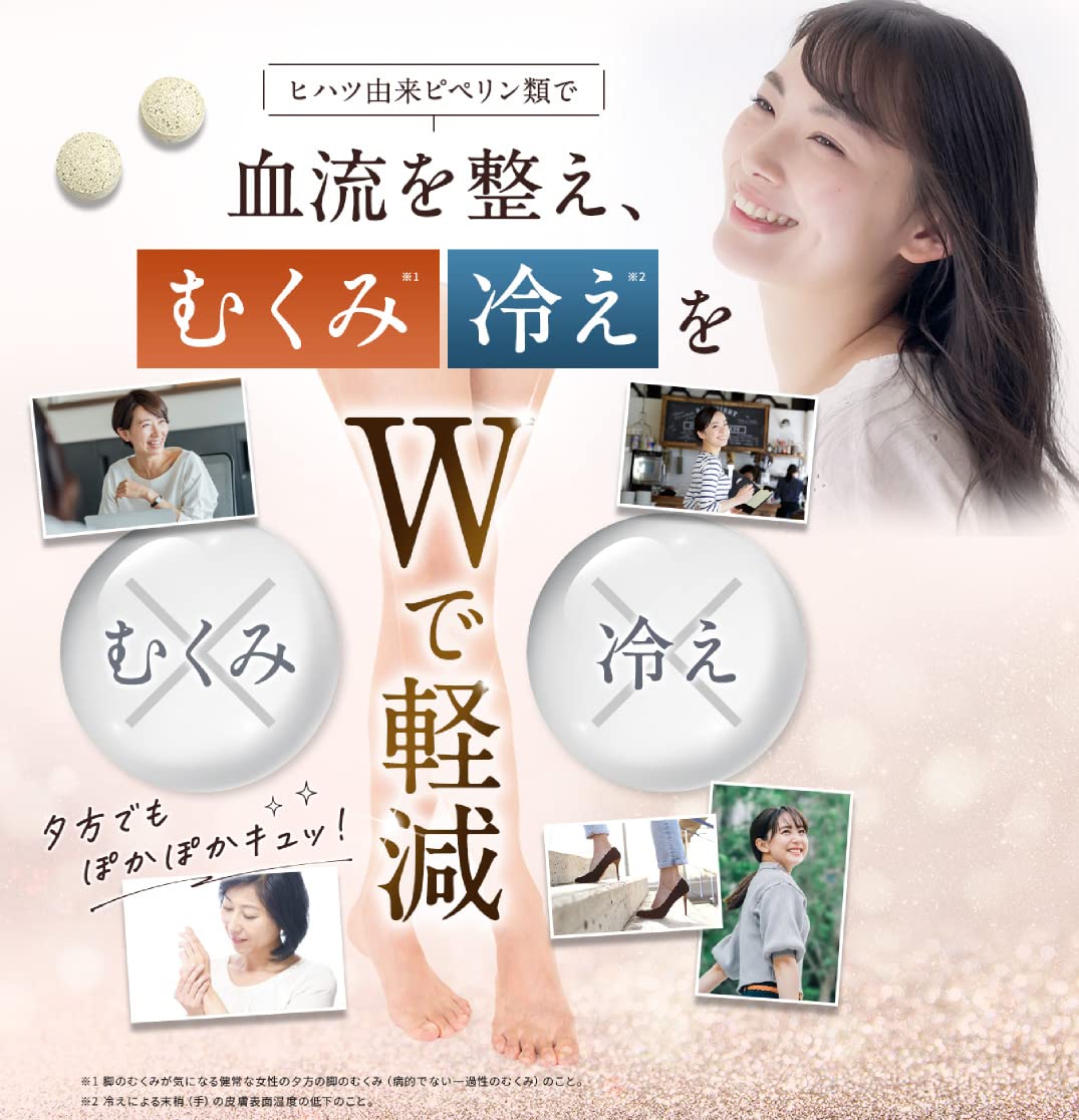 Amazon.co.jp: 三ツ星ウェルネス 私のむくみケア習慣 31日分 62粒 機能 