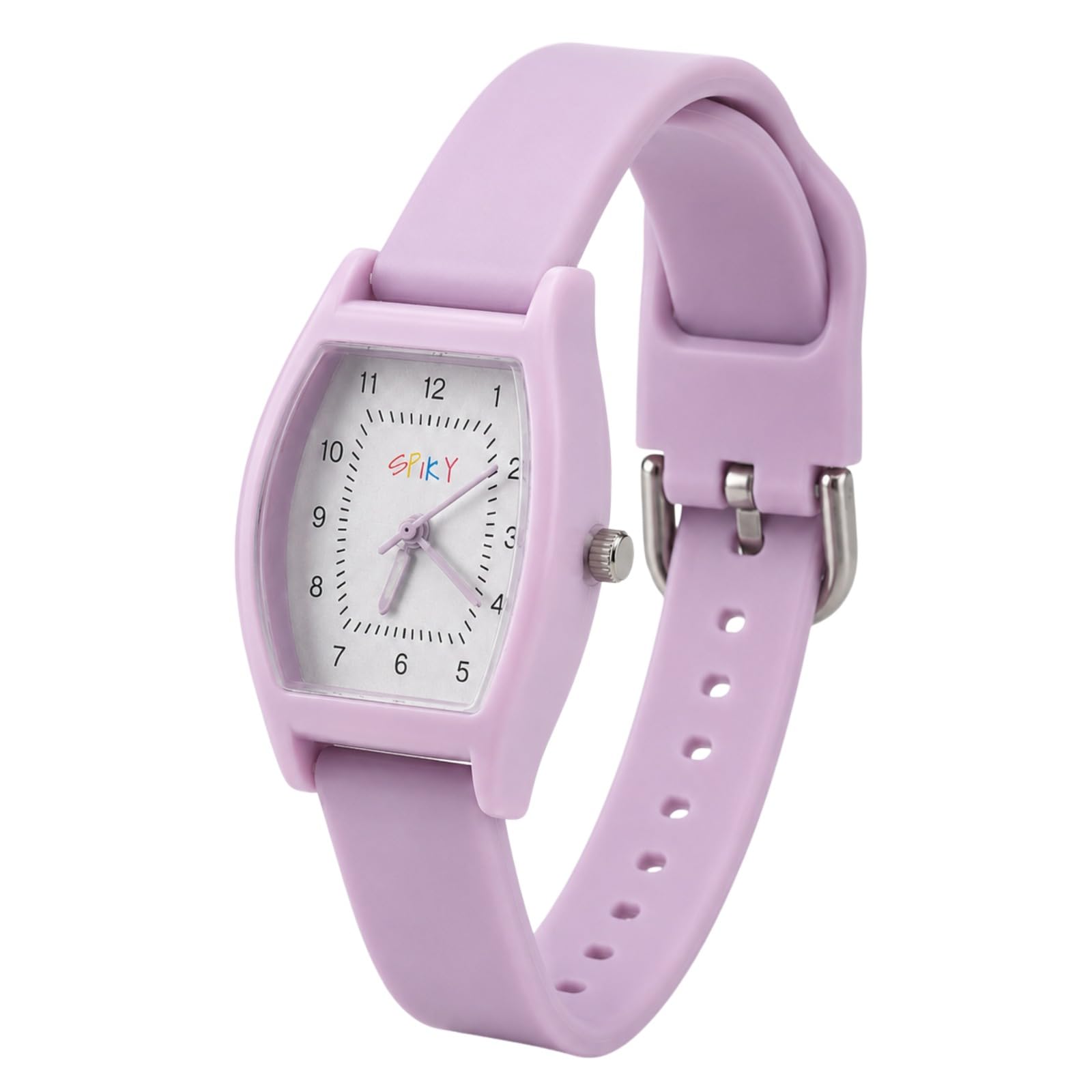 SPIKY Analog Watch for Kids | 30M Water Resistant & Lightweight | Durable & Soft Silicone Strap | Unisex Best Birthday Gift | Casual Analogue Wrist Watches for Girls | Age 2-10 yrs