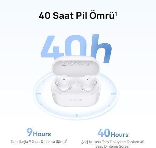 HUAWEI FreeBuds SE 2 Wireless Earbuds, Bluetooth In-Ear Headphones, 40Hour Battery Life Earphones, with IP54 Dust and Splash Resistant, Compact Design,Compatible with Android/iOS/Window, White - 2