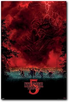 Pyramid America Stranger Things Poster 11x17 | Essential Room Decor, Party Decorations, Official Netflix Shows Merchandise