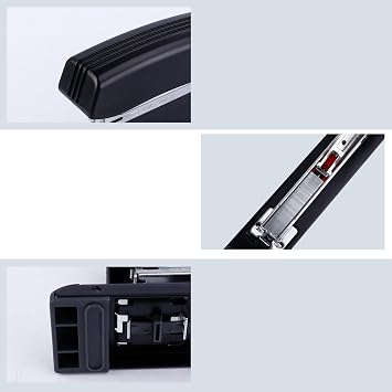 Eagle Heavy Duty Long Reach Stapler - 12-inch Reach, 10-Sheet Capacity for Booklets, Magazines, Pamphlets, and Large Documents