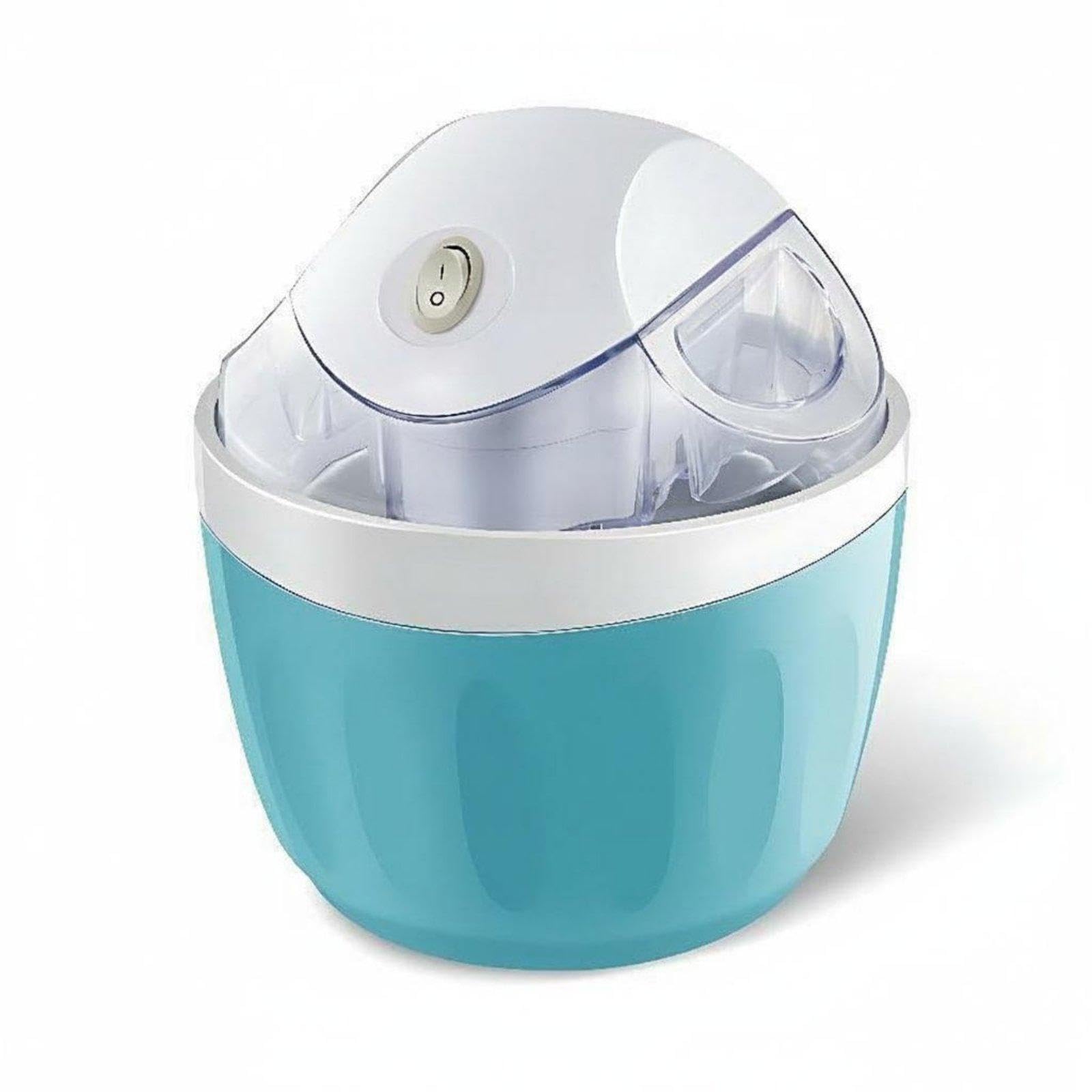 Automatic Ice Cream Maker Powered Ice Dessert Machine Child Lock Chilled Dessert Maker for Families, Kids, Home Kitchen Blue 500ML-image-39