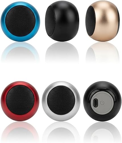 Mini Portable Bluetooth Speaker, Compact Round Design - Random Selection