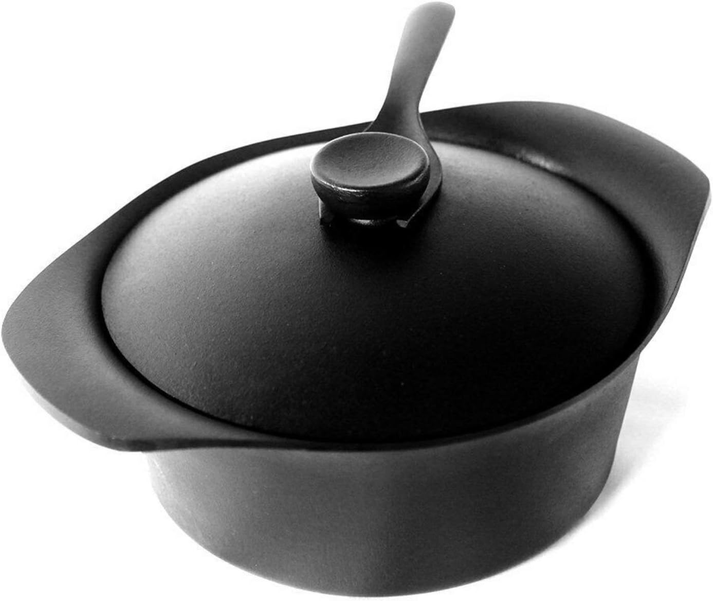 Sori Yanagi Nanbu Ironware Oil Pan with Simple Design and High Practicality, Made in Japan, Iron Lid and Handle Included, Induction Compatible