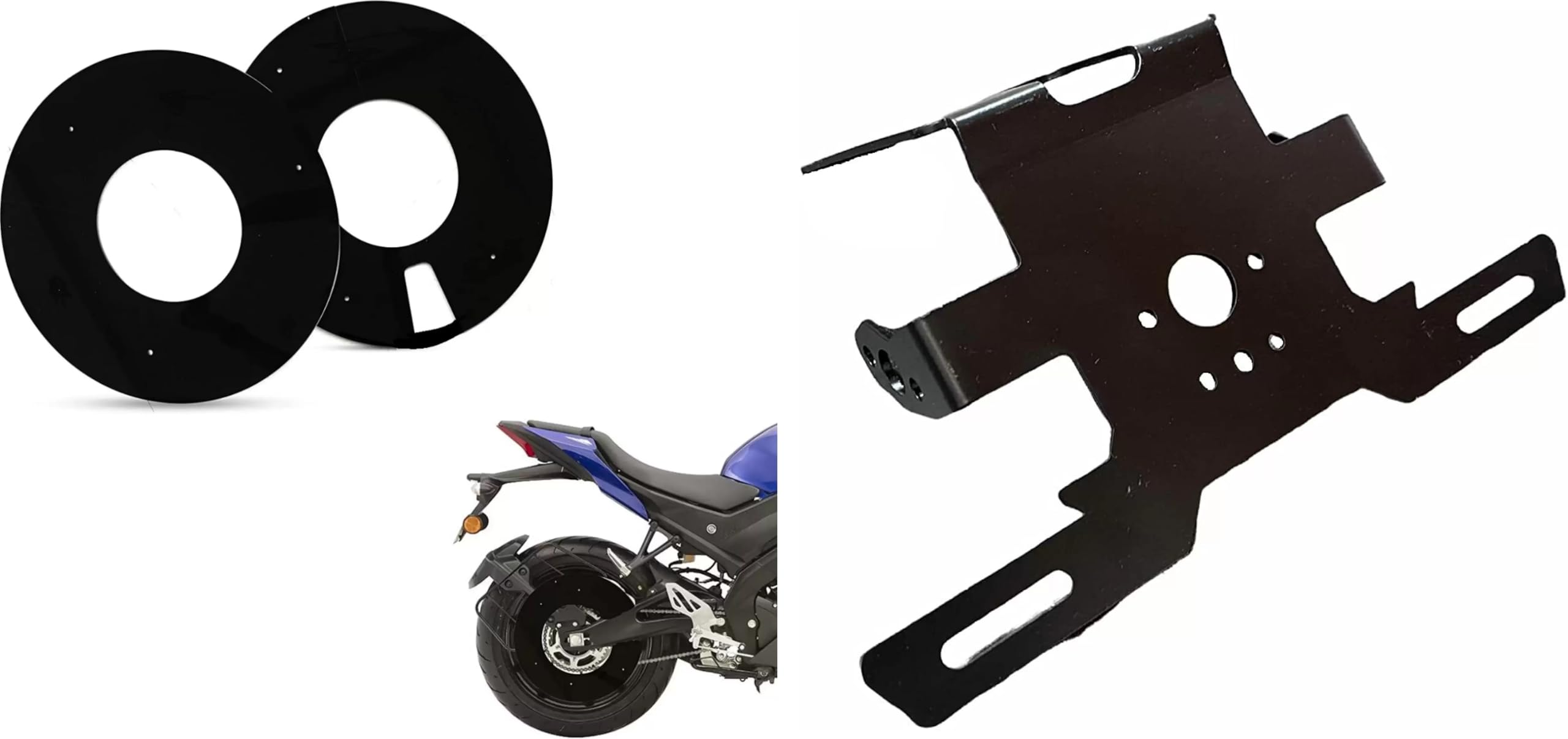 Acube Mart R15v3/v4/R15M Tail Tidy (Black) TT-05 with Cover for 17inch Wheel, Tail Tidy-image-49