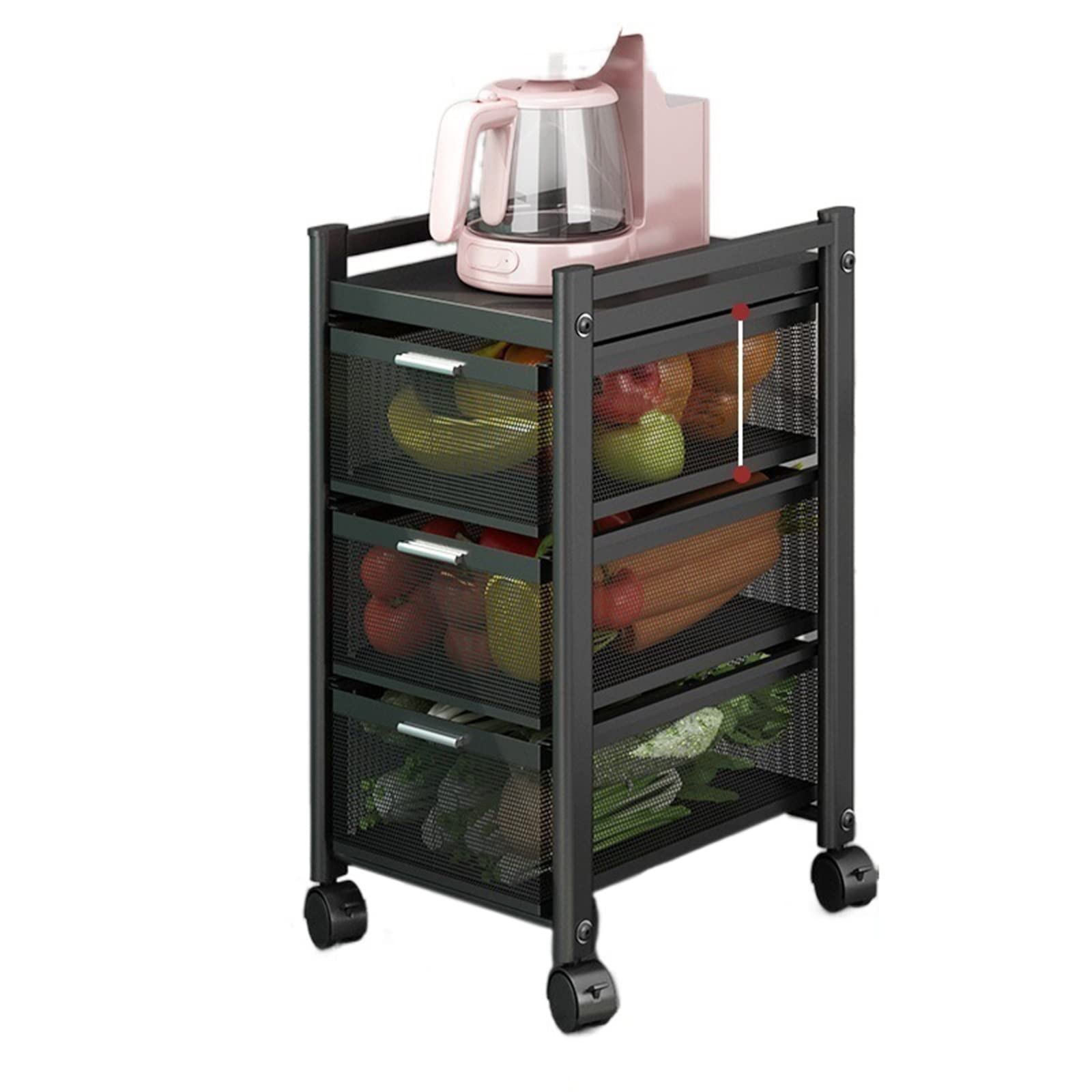 Gabinetes de almacenamiento de cocina JATIBOSH estantes multifuncionales para hogar