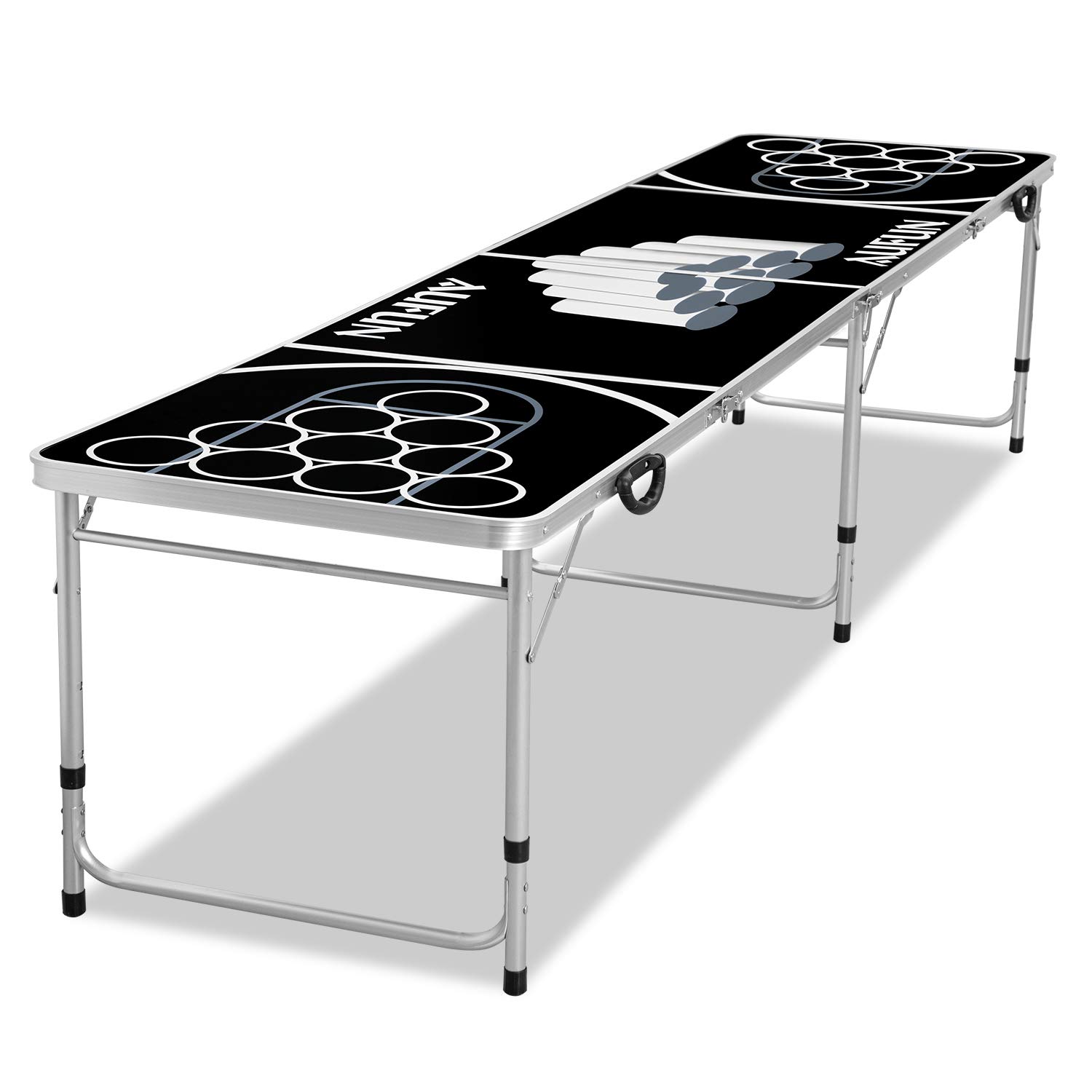 FIVMEN Beer Pong - Set di 100 tazze e 5 palline per giochi di bere, giochi di festa, giochi di lancio e giochi classici
