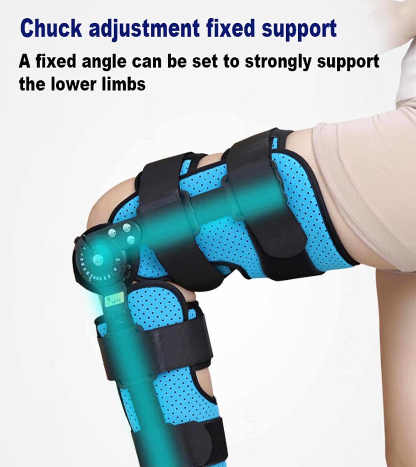 Rodillera Articulada con Bisagras, Lesiones Menisco, Lesiones Ligamentos, Estabiliza Piernas, Ayuda Recuperación Posterior Lesión, Soporte El Dolor Artritis,M