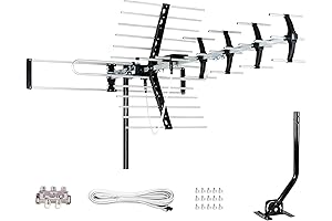 Five Star Outdoor HDTV Antenna: Superior Reception up to 200 Miles