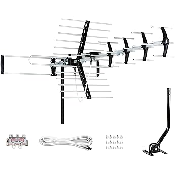 Winegard Elite Pro Outdoor VHF/UHF HDTV Antenna with Bluetooth Signal Meter and 