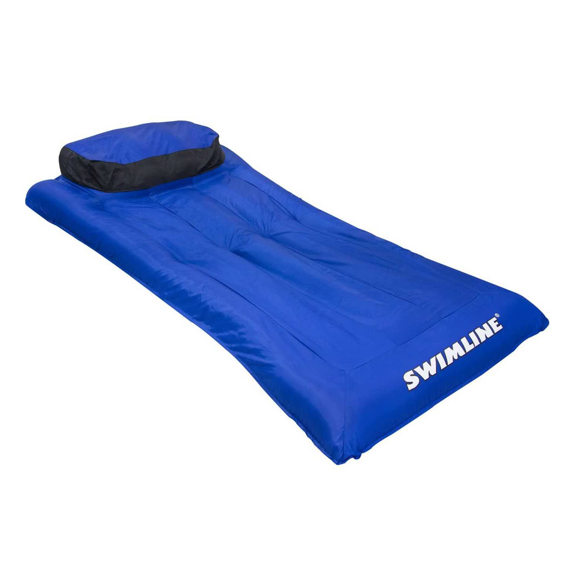 SWIMLINE ORIGINAL Fabric Covered Pool Float Mattress Lounger Raft For Adults & Kids I Comfortable Head Rest & Quick-Dry Cover For Adult Or Kid Floating & Lounging Dogs 9057