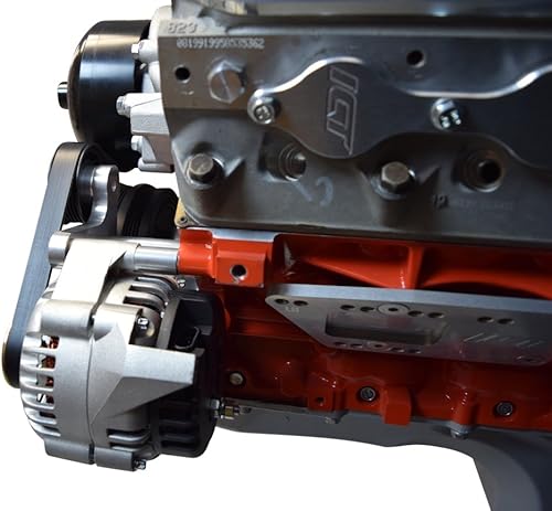 Miniatura 5 de ICT Billet LS1 Camaro Alternador Soporte Estilo Fábrica Bajo Montaje LSX LS Hecho en Estados Unidos Billet Aluminio 5.7L Firebird LSX LS3 LS2 LQ4