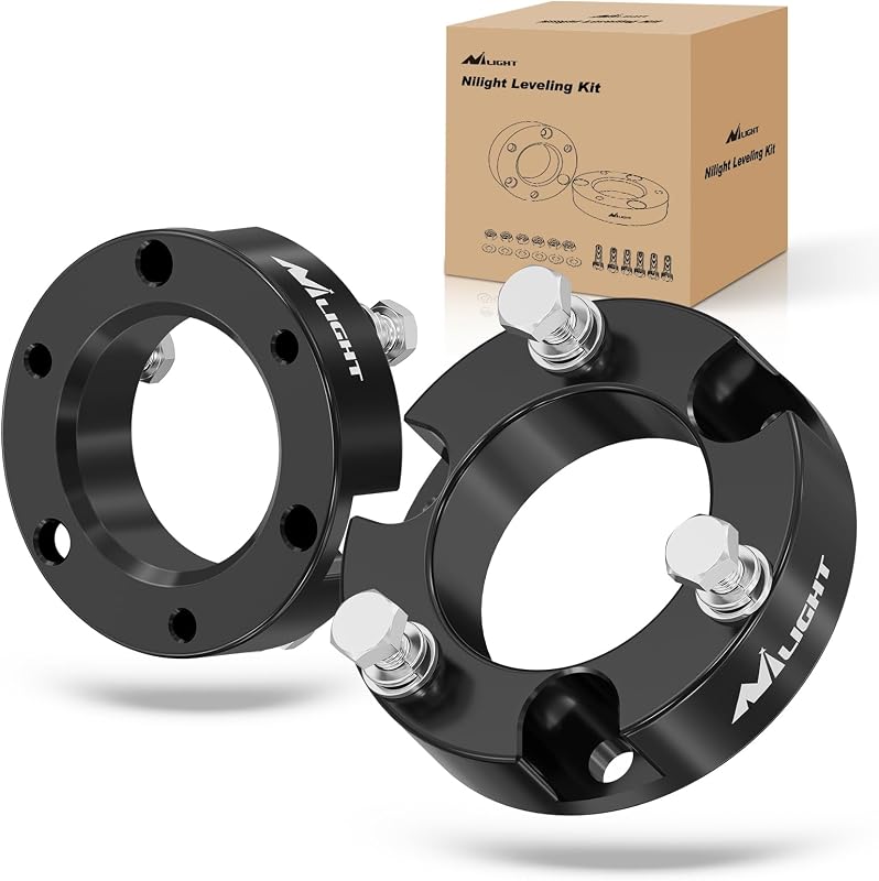 Kit de nivelamento dianteiro Nilight 2,5" para Toyota Tacoma, 4Runner e FJ Cruiser – 2 unidades