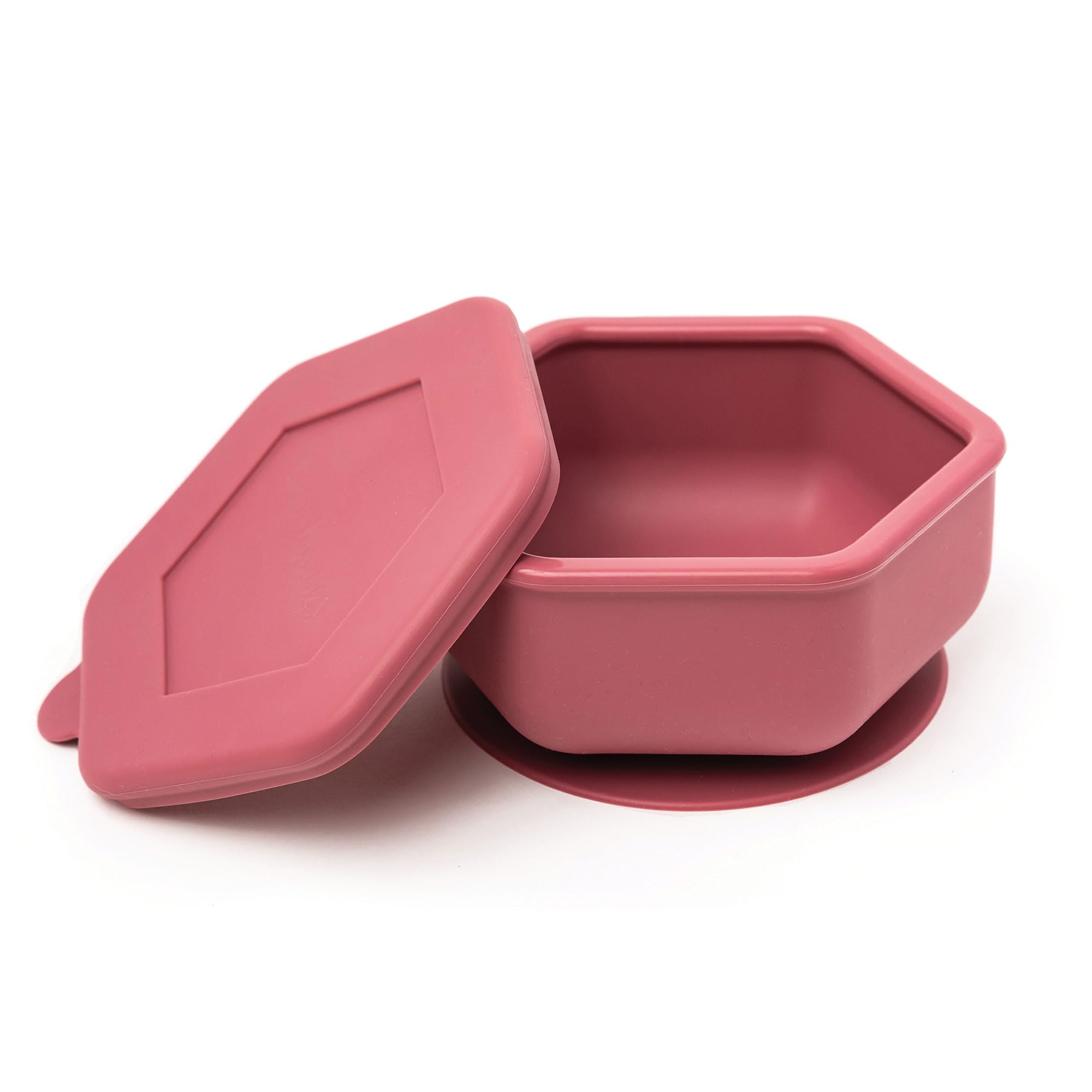 Tiny Twinkle Silicone Suction Bowl Burgundy