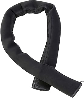 Neoprene Trolling Motor Cable Sleeve - 48 inch Zippered Boat Wire Cover Organizer for Trolling Motor Wire Protection & Management (Black)
