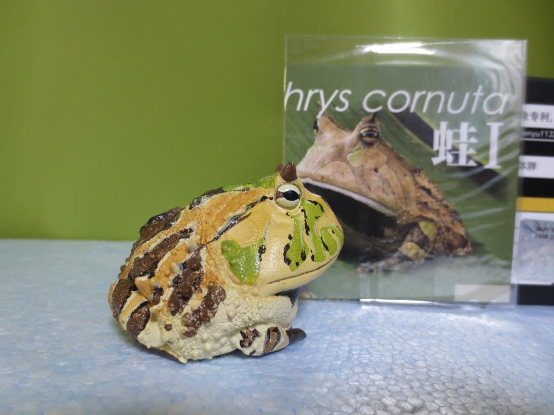 キャベツツノガエル　野菜妖精　フィギュア　動物　置物// アニマルプラネット Amazon.co.jp: キャベツツノガエル 野菜妖精 フィギュア 動物