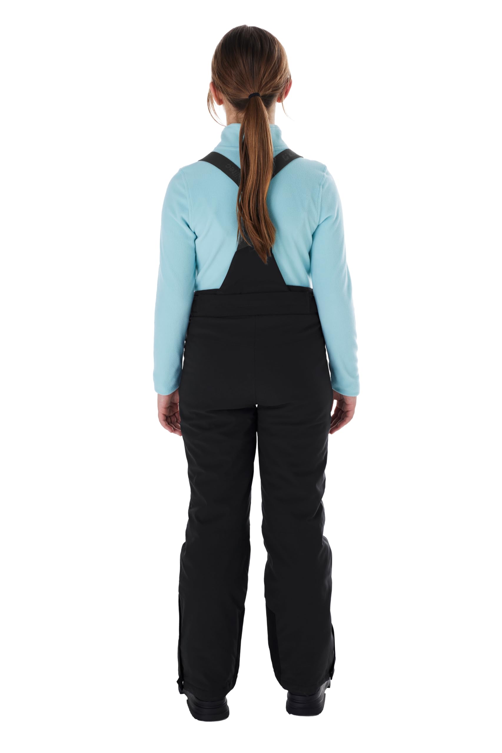 Killtec Mädchen Funktionshose/Skihose mit abzippbaren Latz, Schneefang und Kantenschutz Ksw 77 Grls Ski Pnts