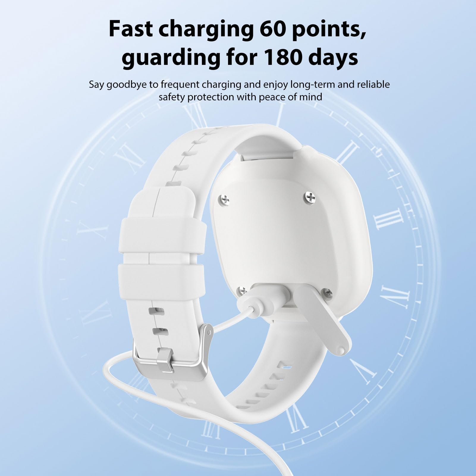 Denash Dispositif D'appel Multi-Fonction WiFi avec Système D'alarme SOS, Pager de Télévision âgée 2 Boutons D'appel 100 Pieds, écran LCD Hospital Infirmière Urgence