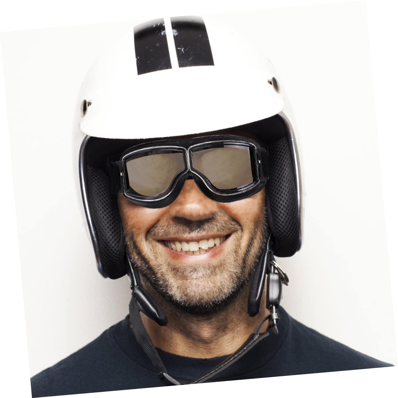 KOMBIUDA Caschi Moto Equitazione Occhiali Casco Sci Equitazione Casco Moto Occhiali Occhiali Equitazione Specchio Bike