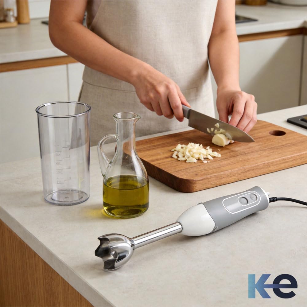 Anakel Home Contenitore Frullatore ad Immersione 600ml Per misurare Quantità | Misurino Graduato Plastica