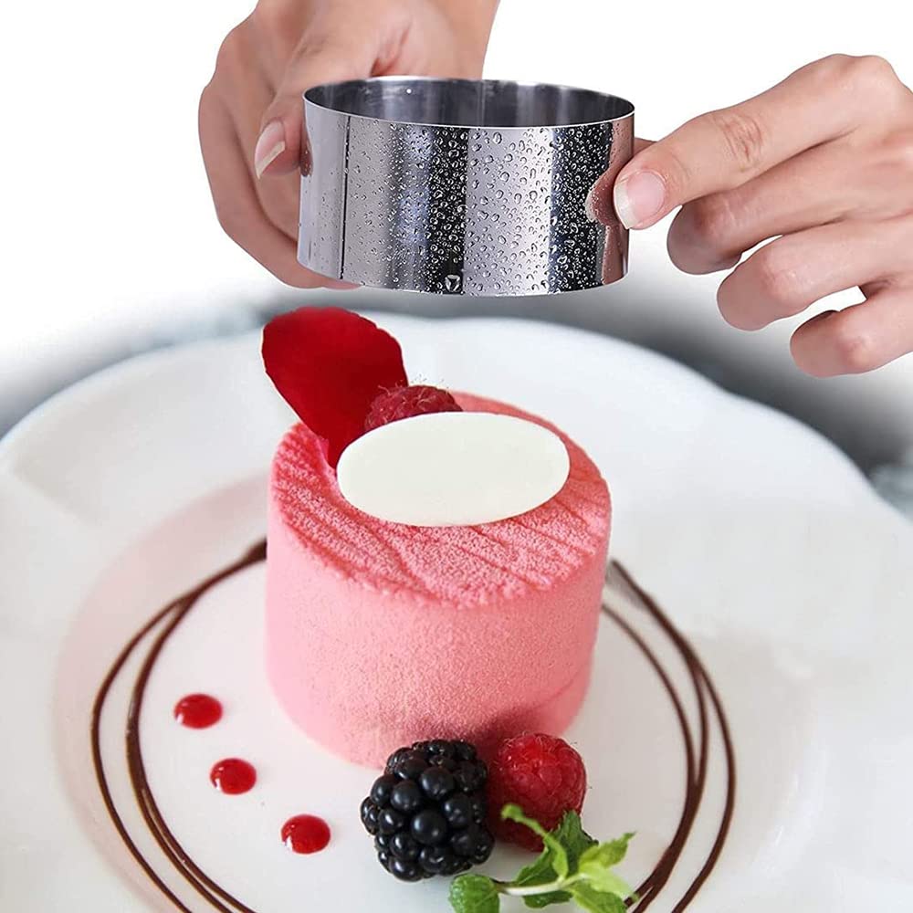 Emporte Piece Rond 3 Pièces Bague à Dessert (Forme De Fleur) Moule Gateau Cercle A Tarte