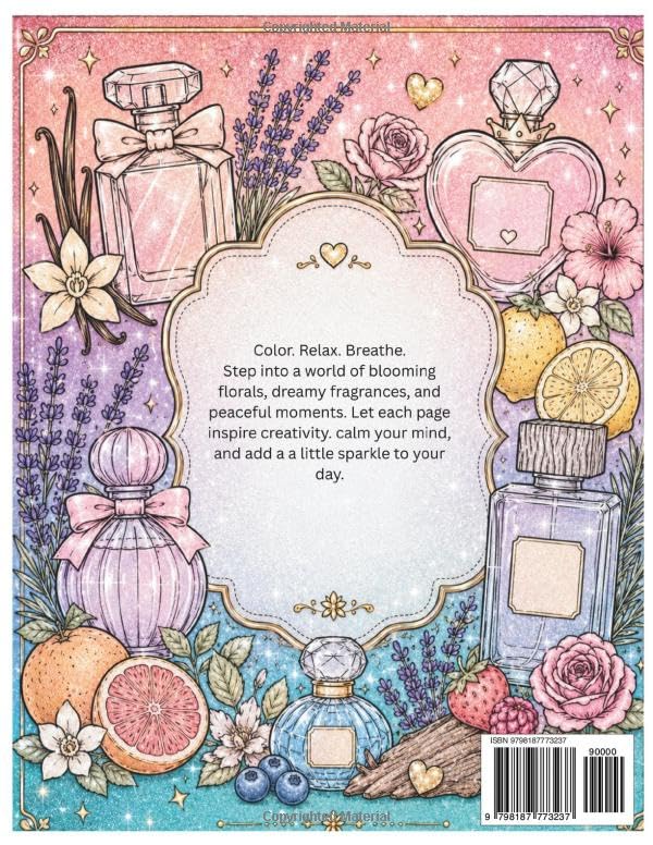 Coloring Book Luxury Perfumes And Scents Edition Coloring Book image 3