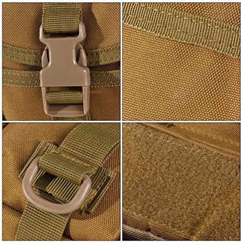 BESPORTBLE Mochila Tática Mochila de Acampamento Militar Táticas à Prova D'água Bolsas de Tecido Ox