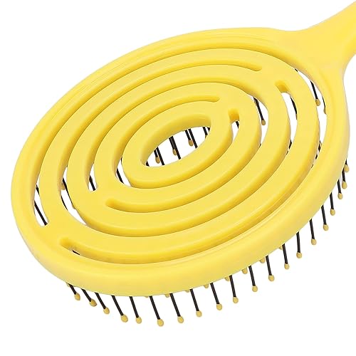 Miniatura 6 de Cepillo desenredante para alisar el cabello, cepillo desenredante de cabeza redonda, peine que se desliza a través de los enredos con facilidad para