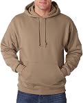 Jerzees Sweatshirt à capuche noir pour homme