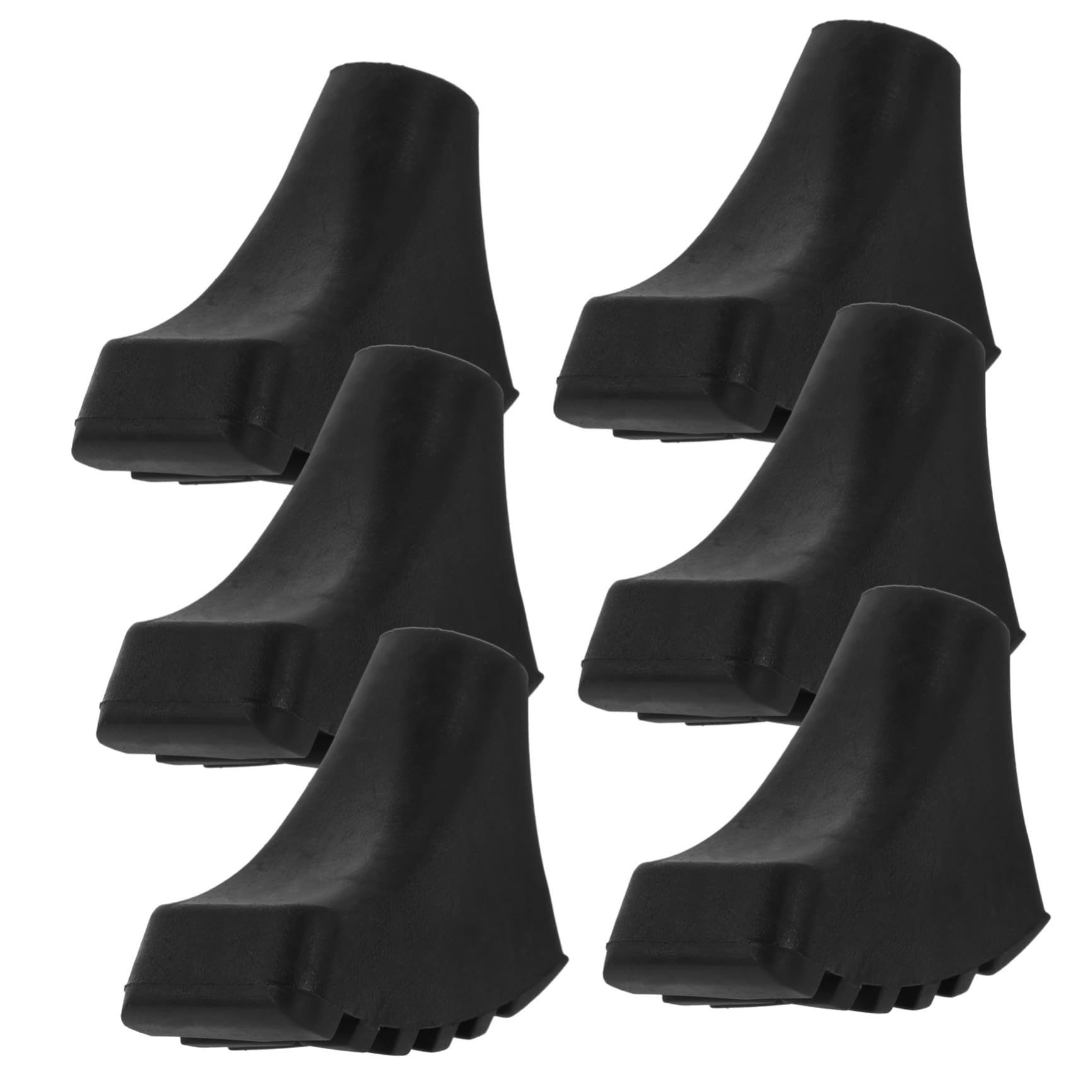 Yardwe Accesorios Senderismo Bastones Senderismo Bastones Trekking Accesorios Trekking Baston Trekking Cubiertas De Punta De Poste Punta De Caña Black