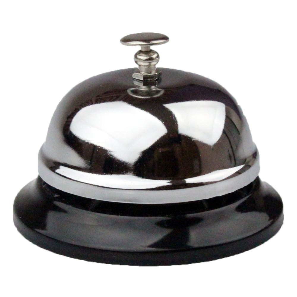 Buy Traditional Stainless Steel Desktop Reception Desk Service Bell