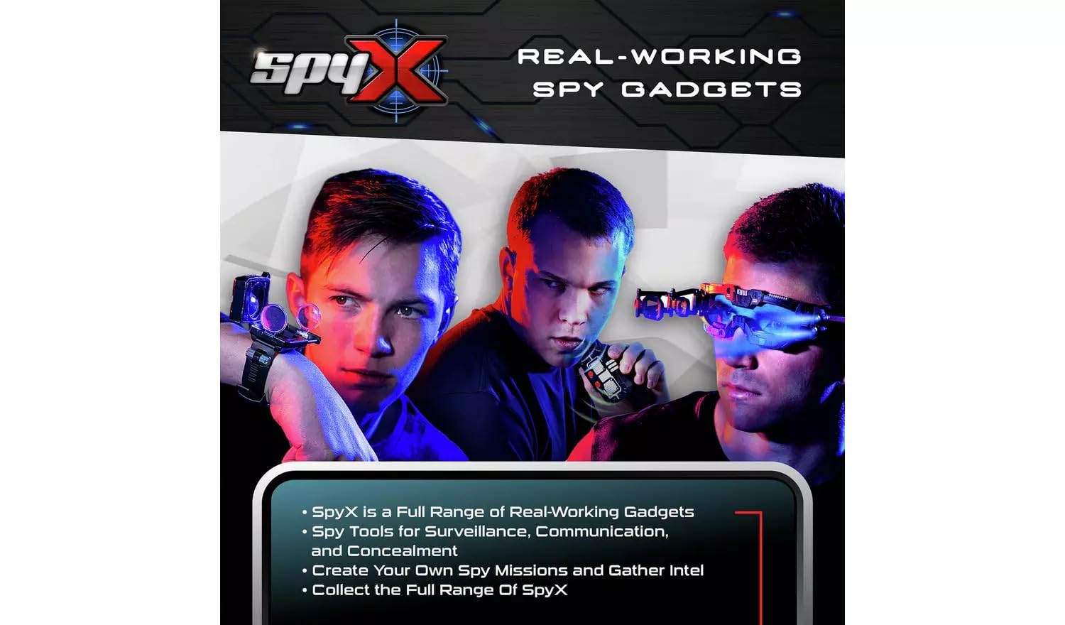 Spy X Lazer Piège Alarme Piège pour protéger vos objets de valeur contre les intrus et les voleurs avec faisceaux LED