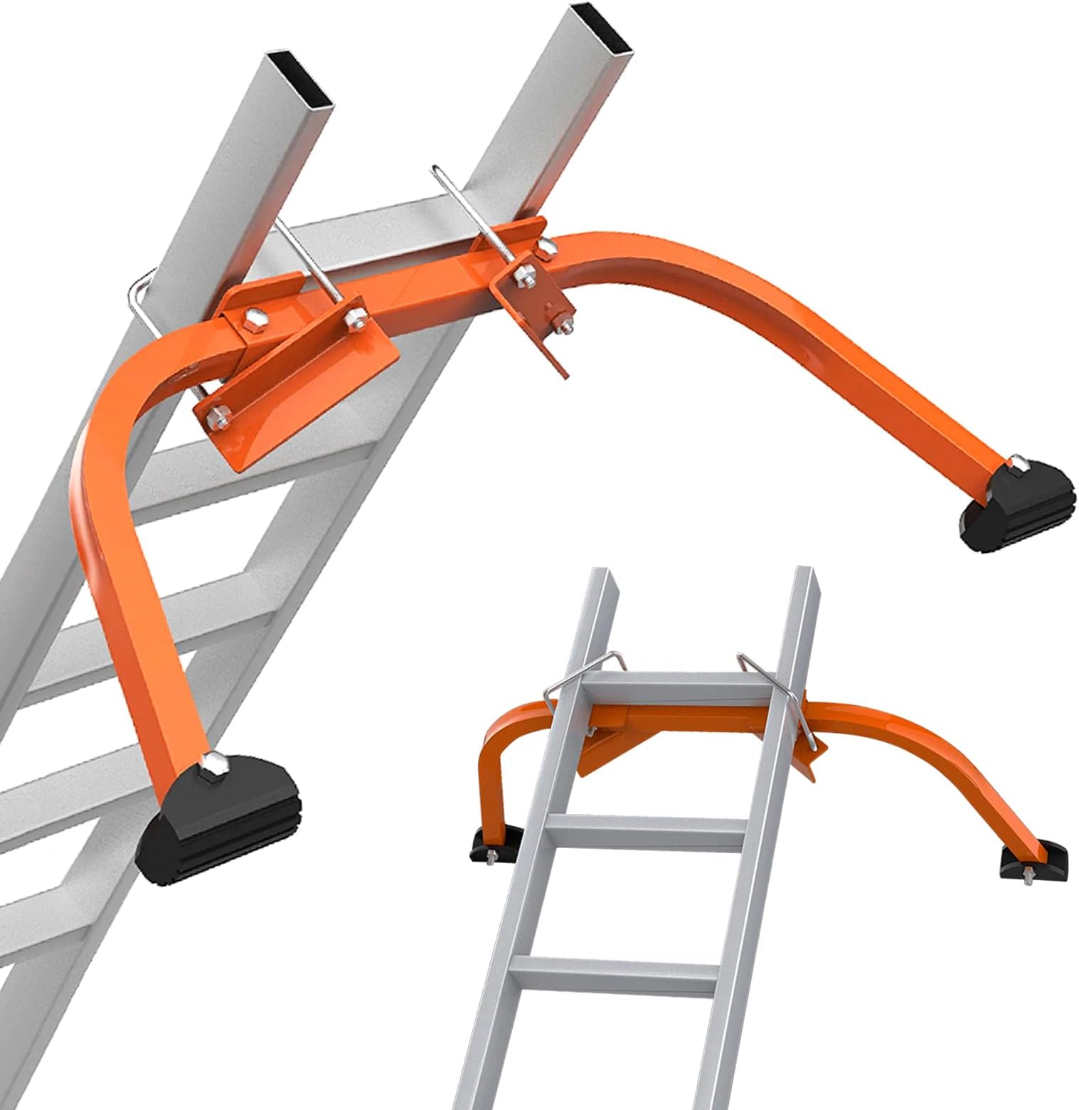 Arrtzan Ladder Standoff, Heavy Duty Steel Ladder standoffs for gutters, Wing Span/Wall Ladder