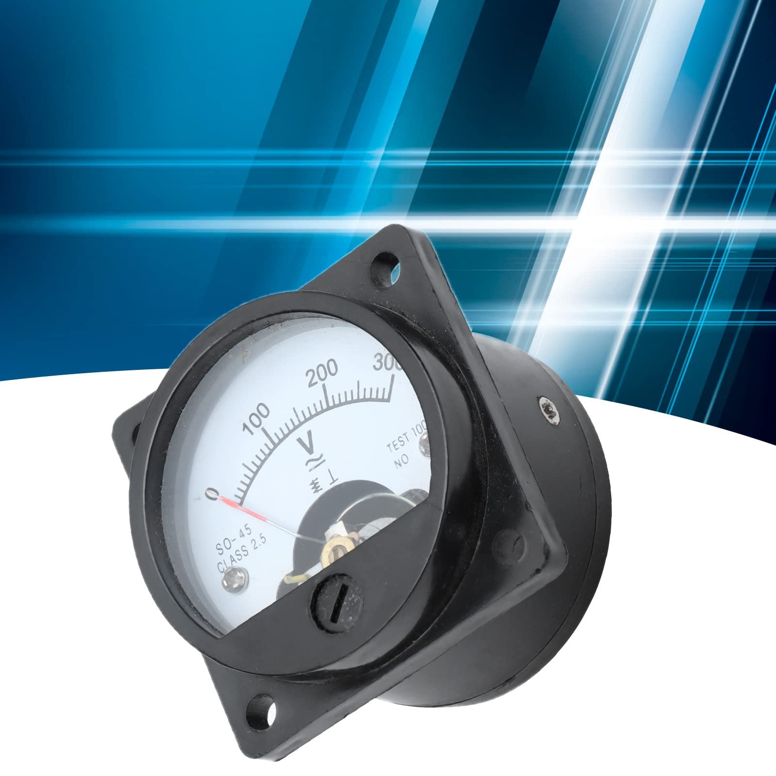 Analogs Voltmeter Rundes Panel Messgerät AC Spannungsanzeige 0-300 V für Schalttafel