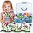 BIRANCO. Flower Garden Building Set - Grow up! Fun Stacking Toys for Toddlers and Kids Age 3-6 Year Olds, Educational Activity for Preschool, Cool STEM Gardening Gifts for Girls (138 PCS)